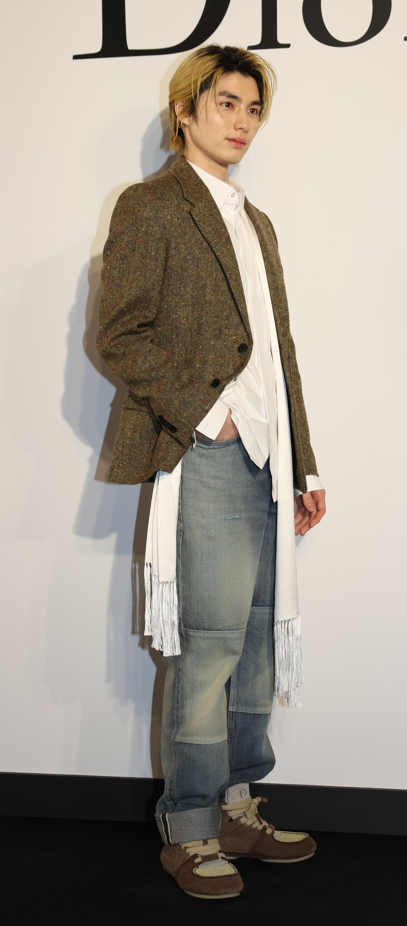 「ディオール　バンブー　パビリオン」オープンイベントに登場した本田響矢（撮影・柴田隆二）