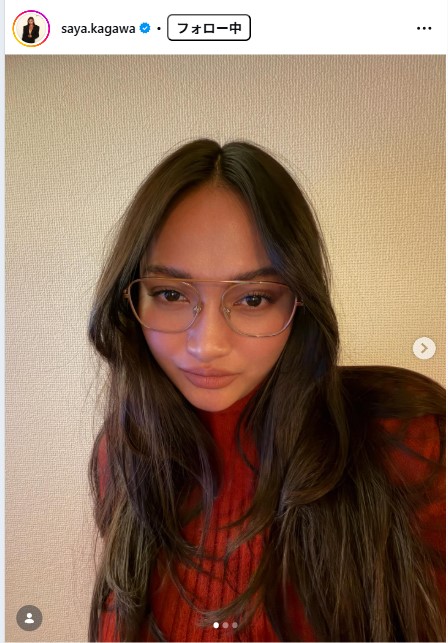 香川沙耶のインスタグラムから