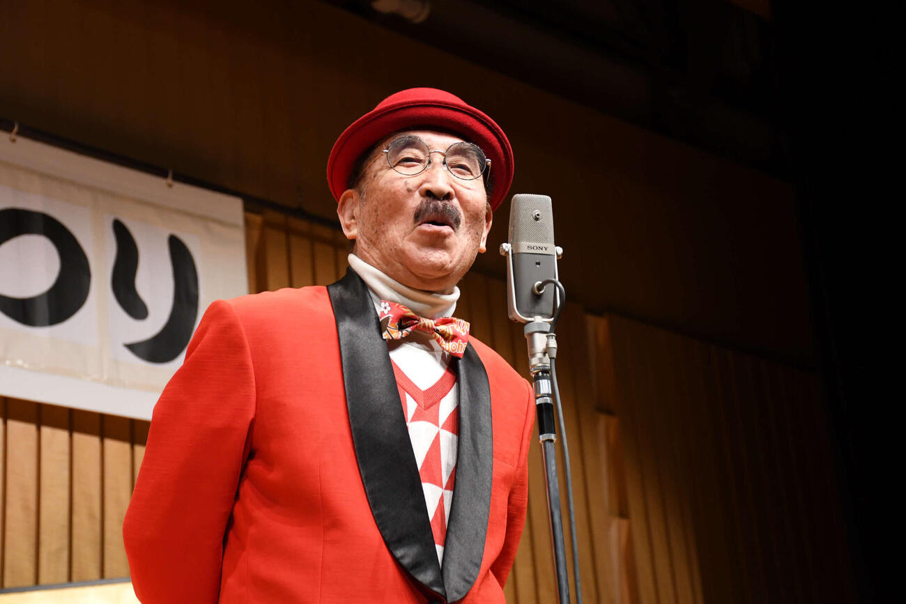 関西演芸協会まつりに出演した青芝フック（撮影・阪口孝志）