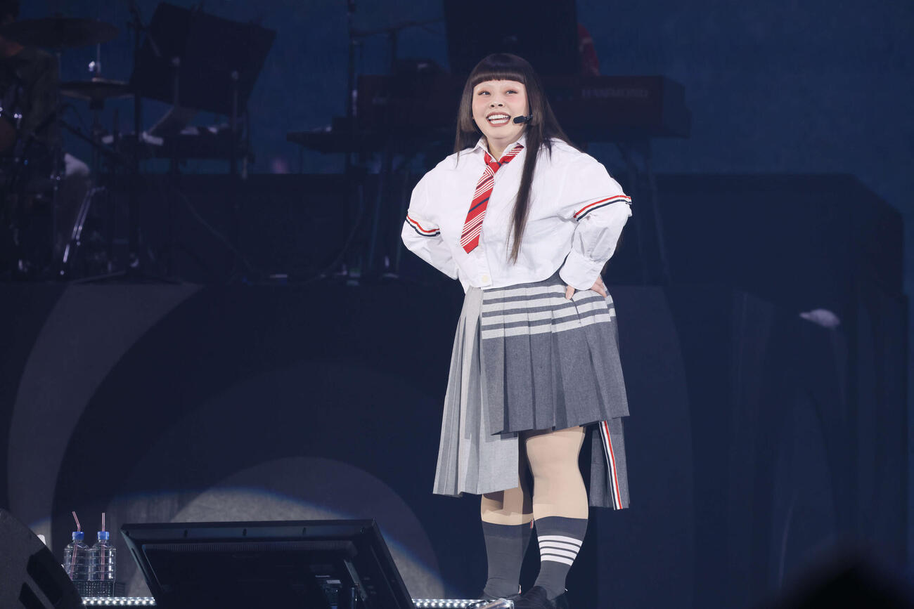 「渡辺直美（20）in東京ドーム」で漫談を披露する渡辺直美
