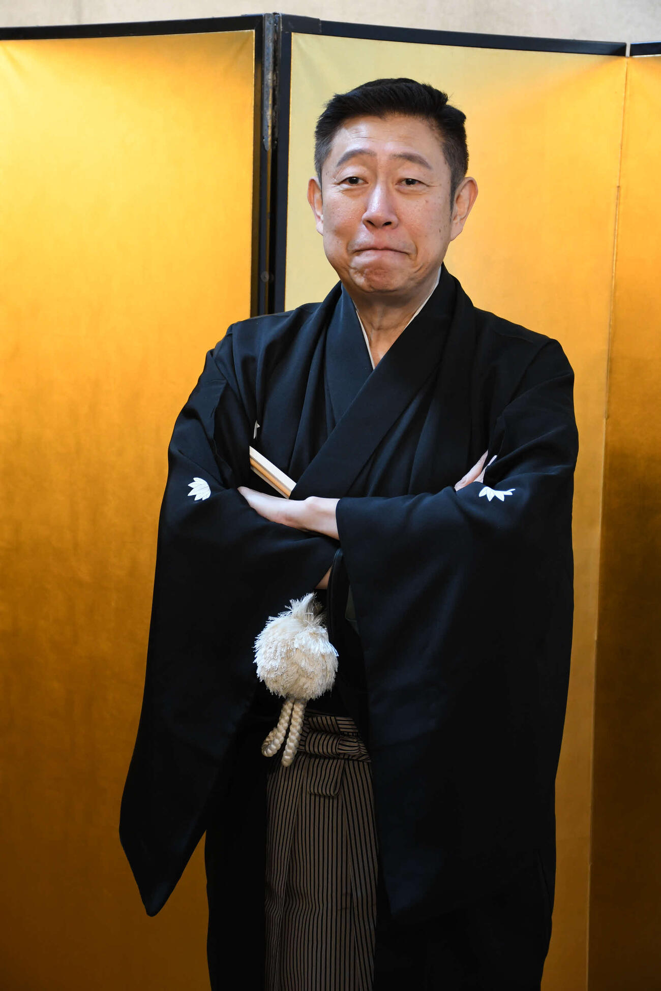 芸歴40周年記念独演会を開催する笑福亭鶴二（撮影・阪口孝志）