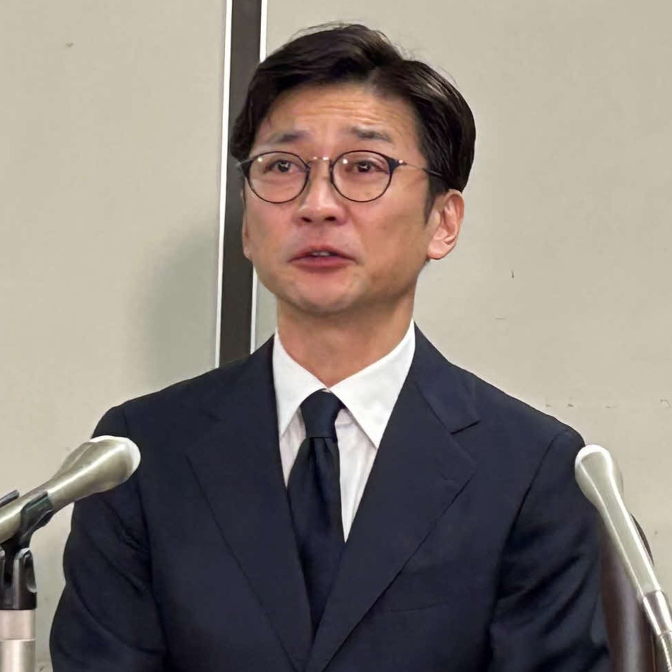 会見で涙した国分太一（2025年11月撮影）
