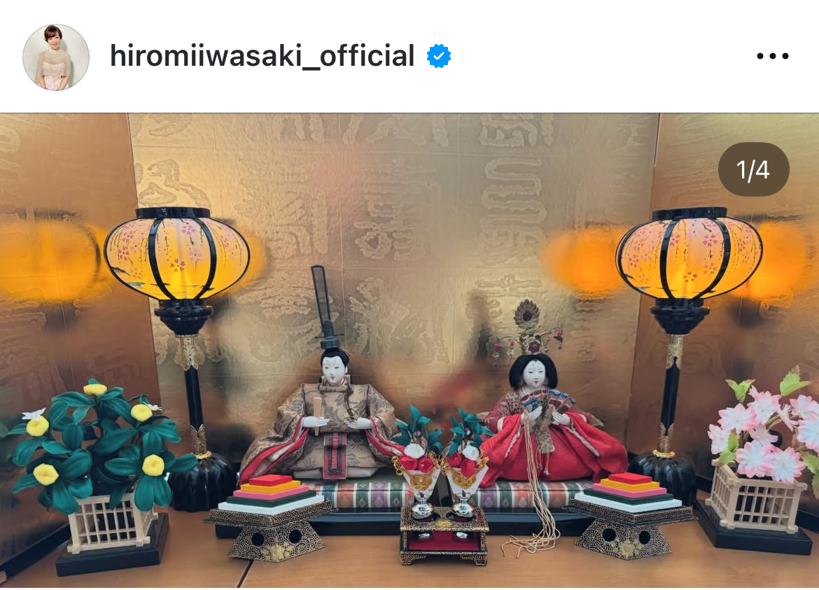 岩崎宏美のインスタグラムから