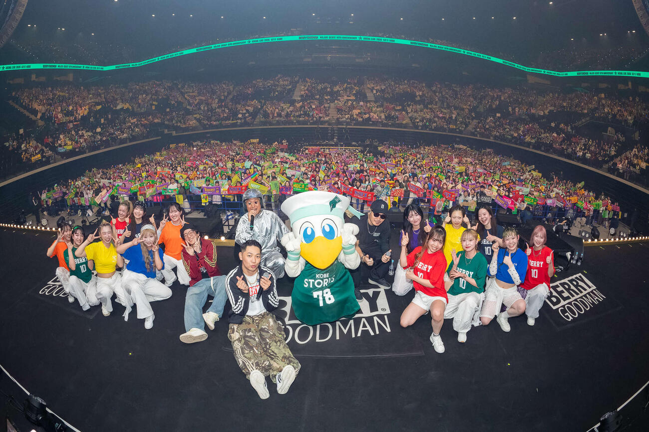 メジャーデビュー10周年記念アリーナツアーを完走したベリーグッドマン（C）翼