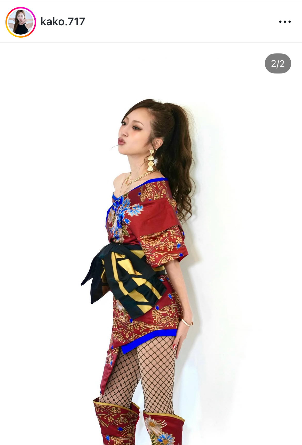 央川かこのインスタグラムから