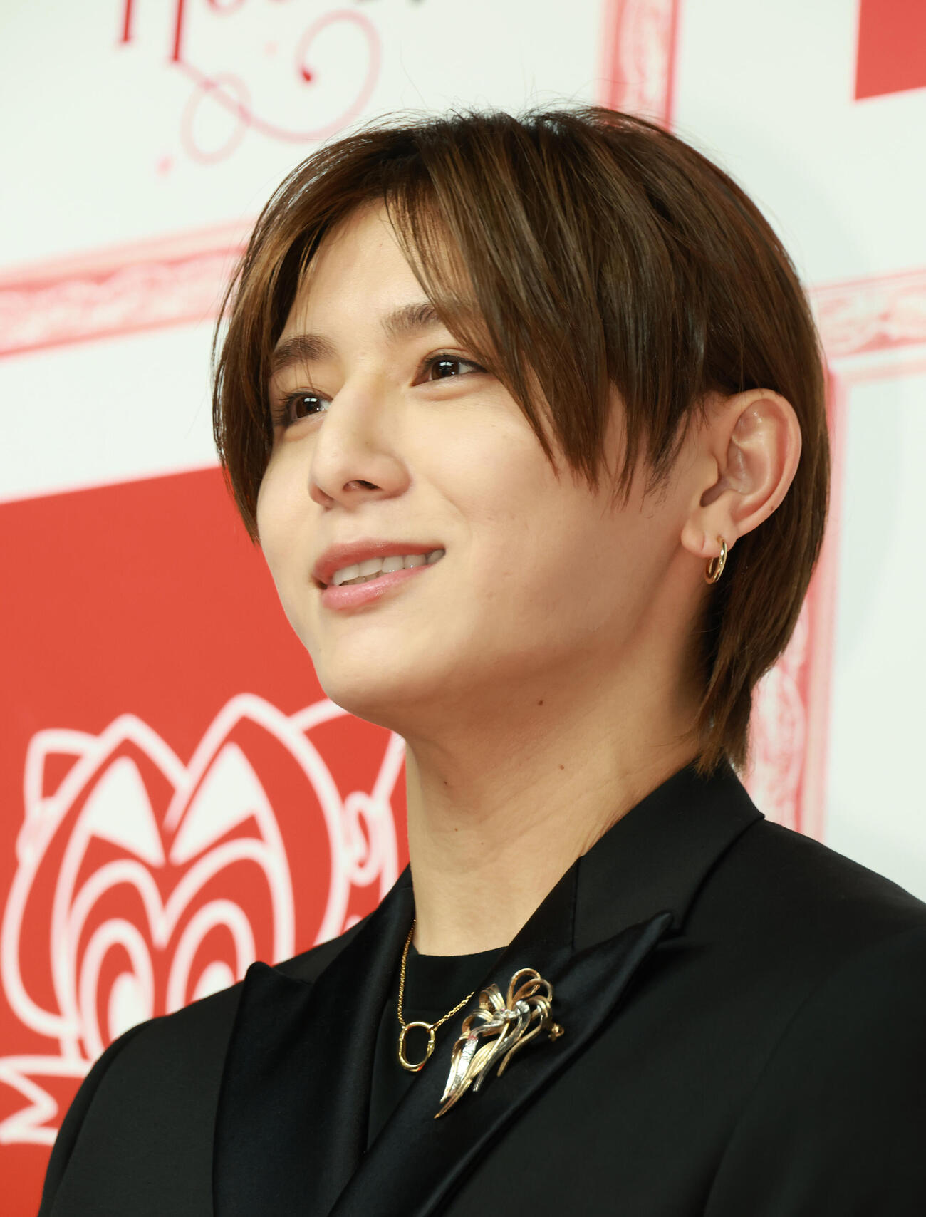 初ドームツアー開催発表会場で笑顔を見せるHey！Say！JUMP山田涼介（撮影・中島郁夫）