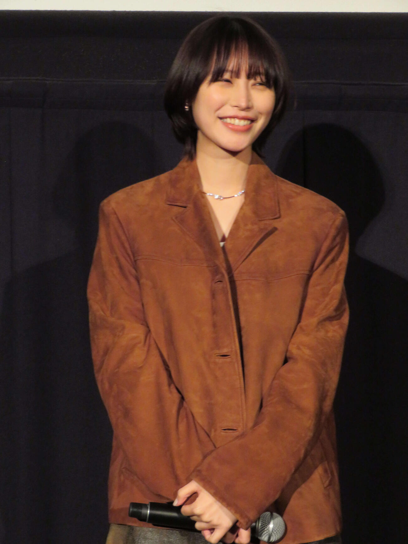 映画「万事快調〈オール・グリーンズ〉」テーチイン舞台あいさつに登壇した南沙良（撮影・村上幸将）