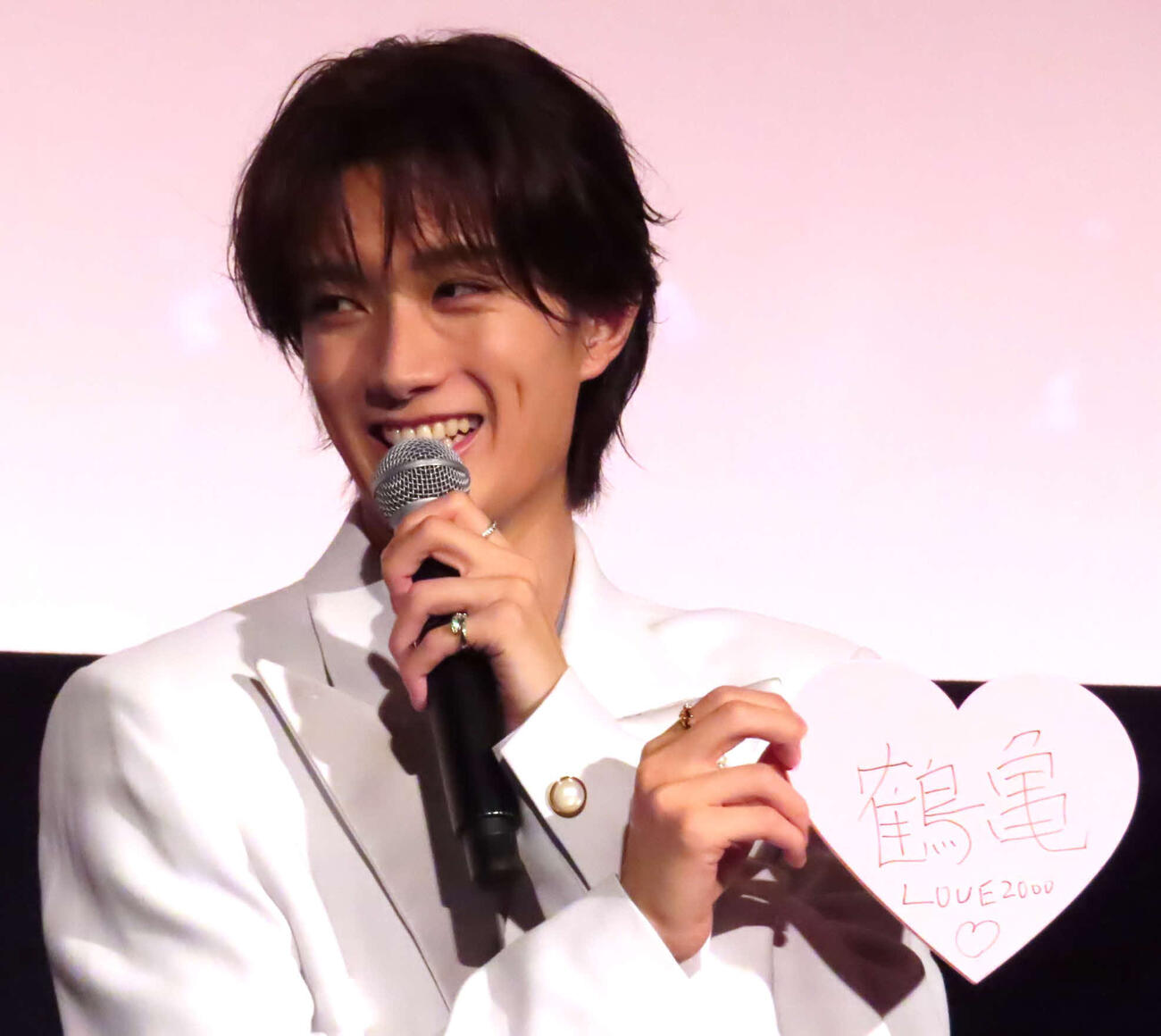 「純愛上等！」公開記念舞台あいさつに登壇した山中柔太朗