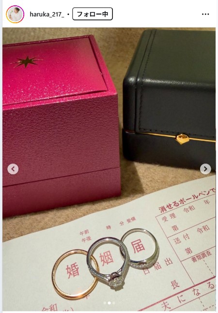 まつおはるかのインスタグラムから