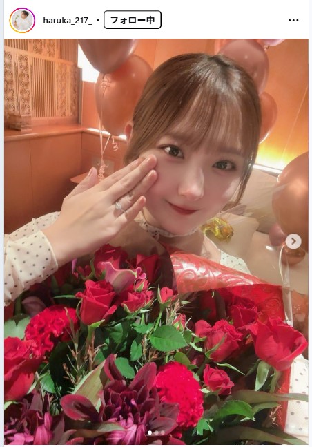 まつおはるかのインスタグラムから