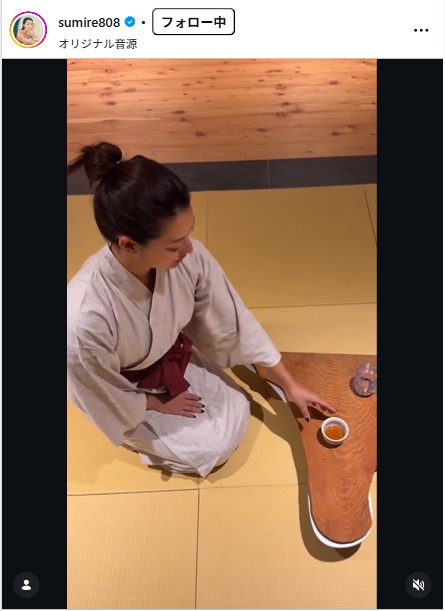 すみれのインスタグラムから