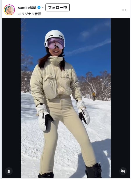 すみれのインスタグラムから