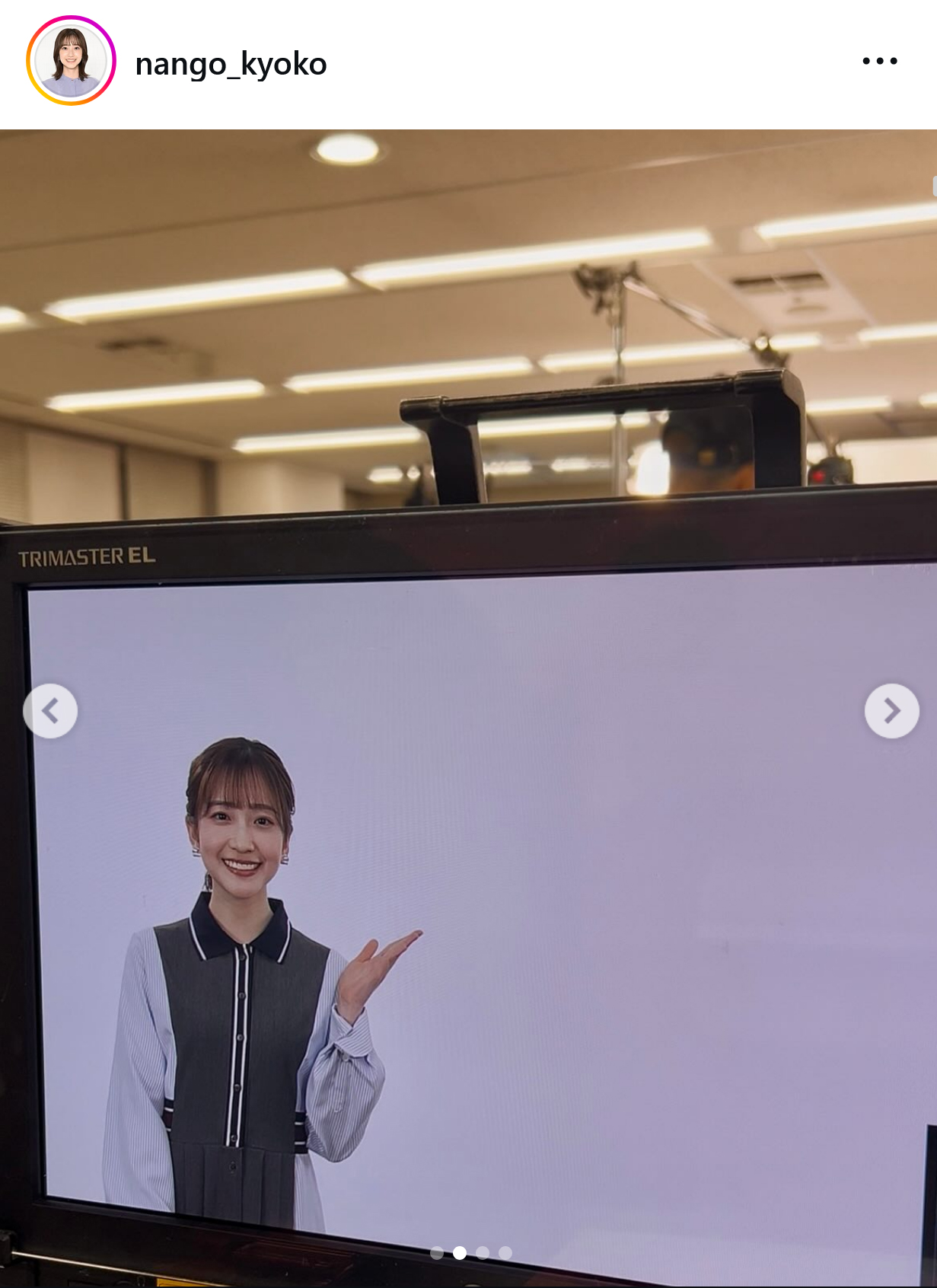 南後杏子アナのインスタグラムから