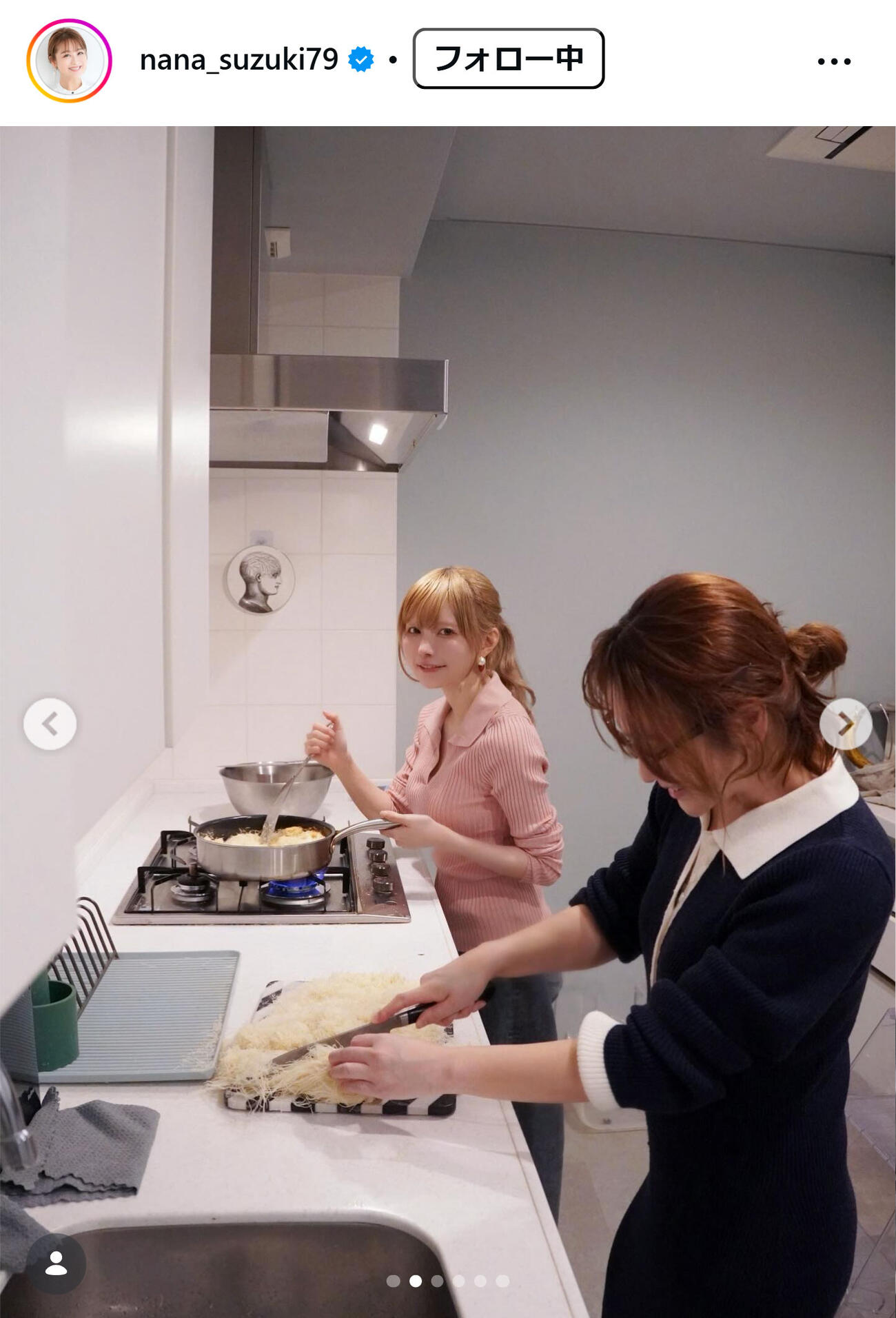 鈴木奈々のインスタグラムから