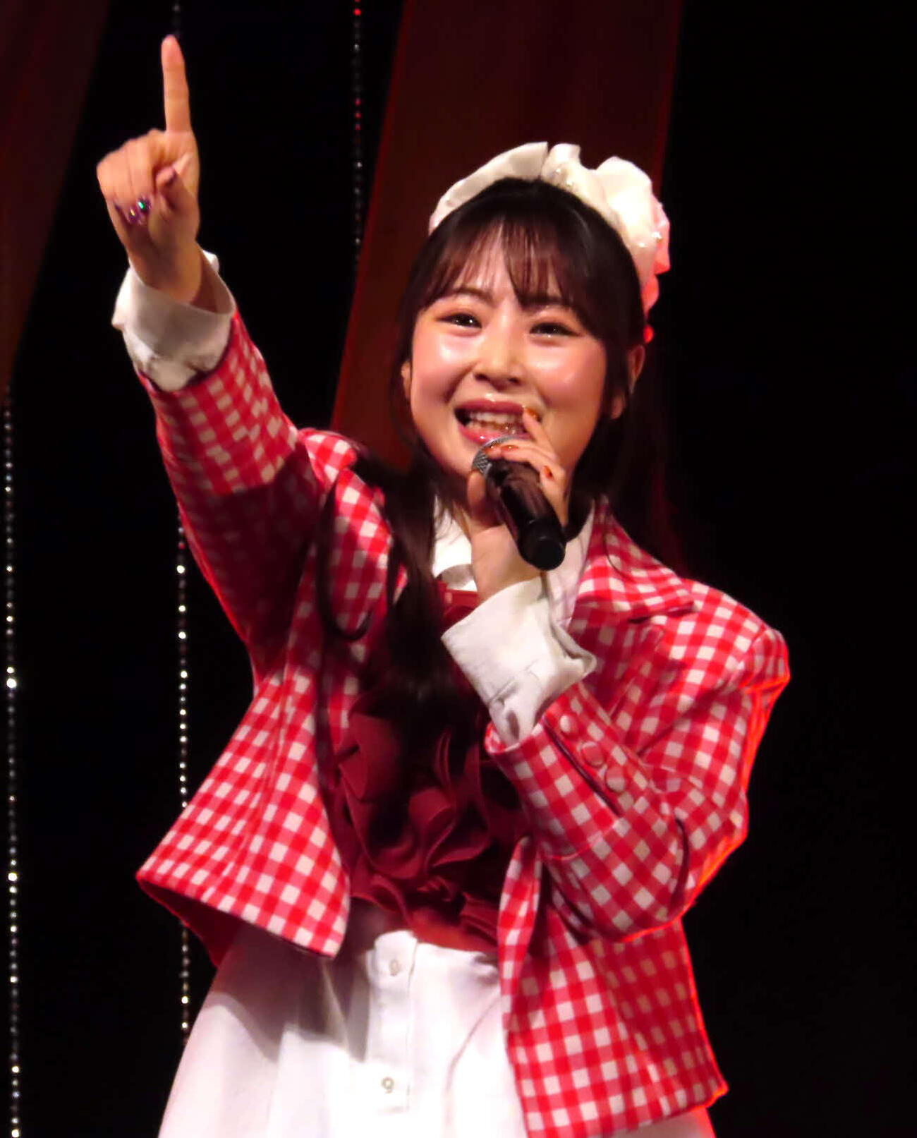 高柳明音　1st LIVE「Bright Sound」でパフォーマンスする高柳明音