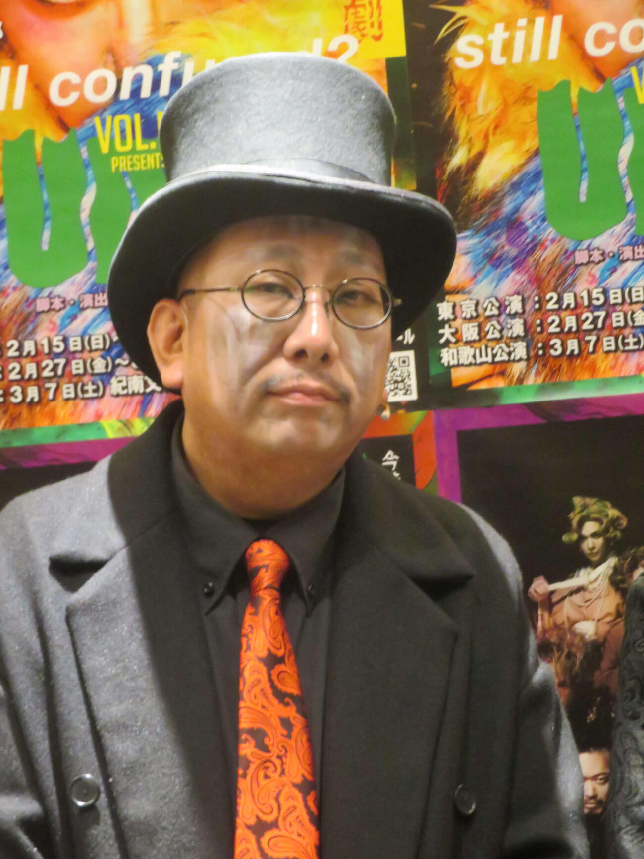 ミュージカル「ume－今昔不届者歌劇－」取材会に出席した街裏ぴんく（撮影・川田和博）