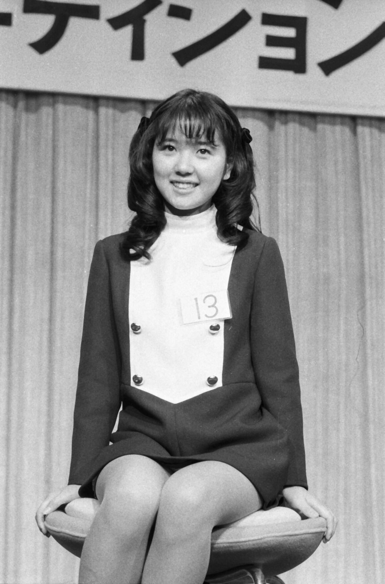 17歳デビュー当時の浅田美代子（1972年撮影）