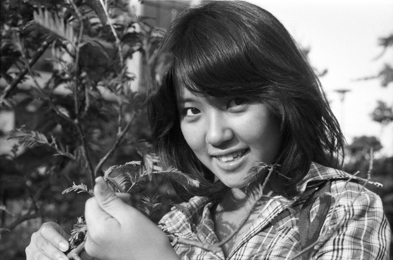 1974年8月、初めてのリサイタルを開く浅田美代子
