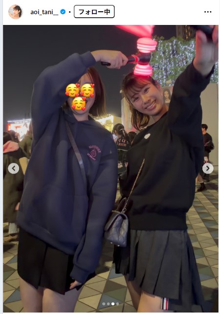 谷碧のインスタグラムから