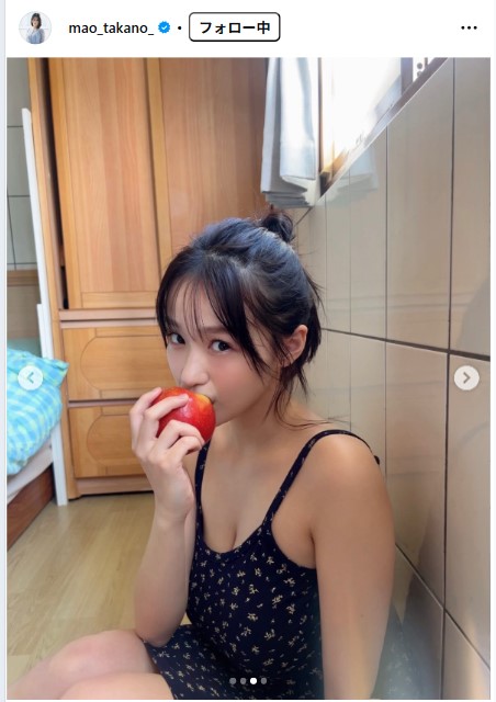 髙野真央のインスタグラムから