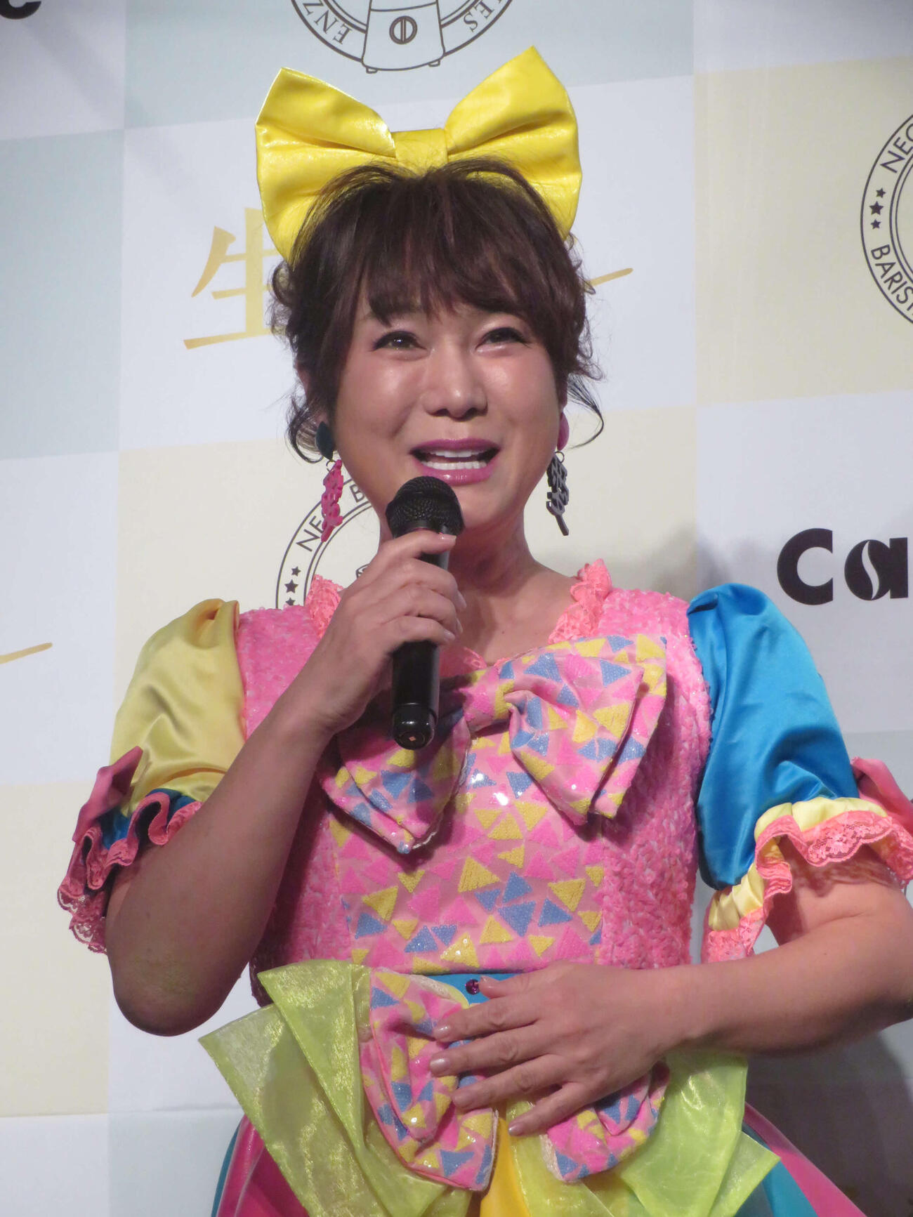 ダイエットサポートサプリ「酵水素238選」PRイベントに出席したはるな愛（撮影・川田和博）