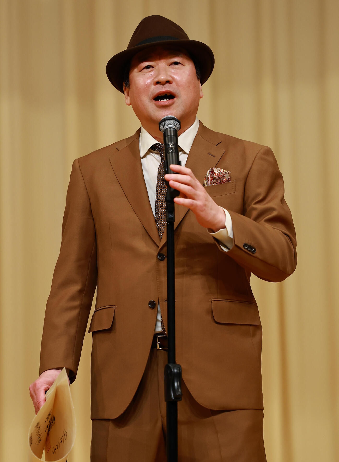 ブルーリボン賞助演男優賞の佐藤二朗（撮影・野上伸悟）