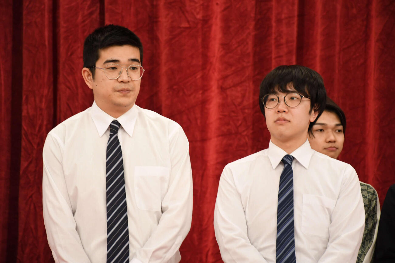 「第15回ytv漫才新人賞決定戦」に出場するシカノシンプ北川（左）とゆのき（撮影・阪口孝志）