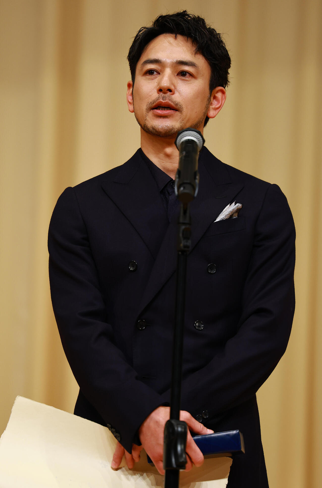 「宝島」でブルーリボン賞主演男優賞を受賞した妻夫木聡（撮影・野上伸悟）