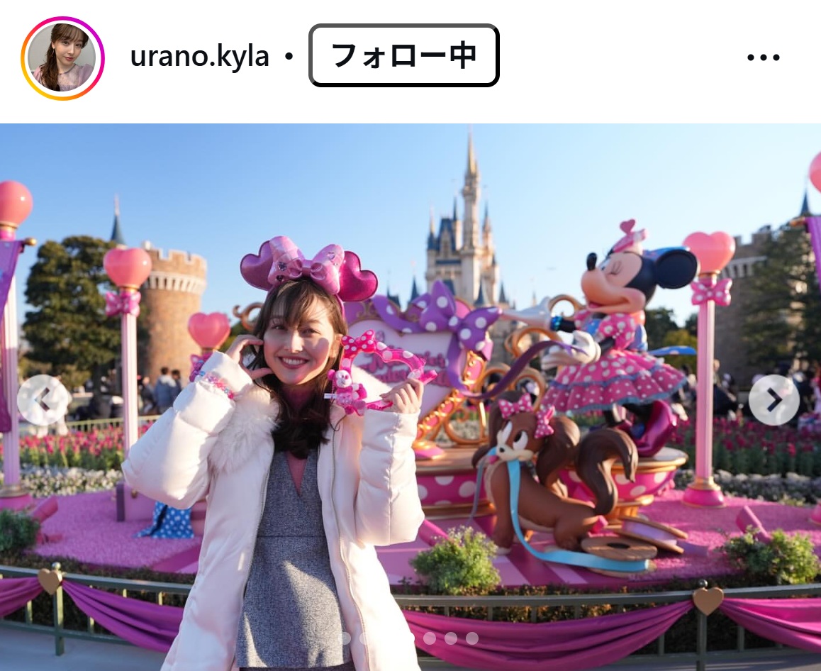 浦野芽良アナのインスタグラムから