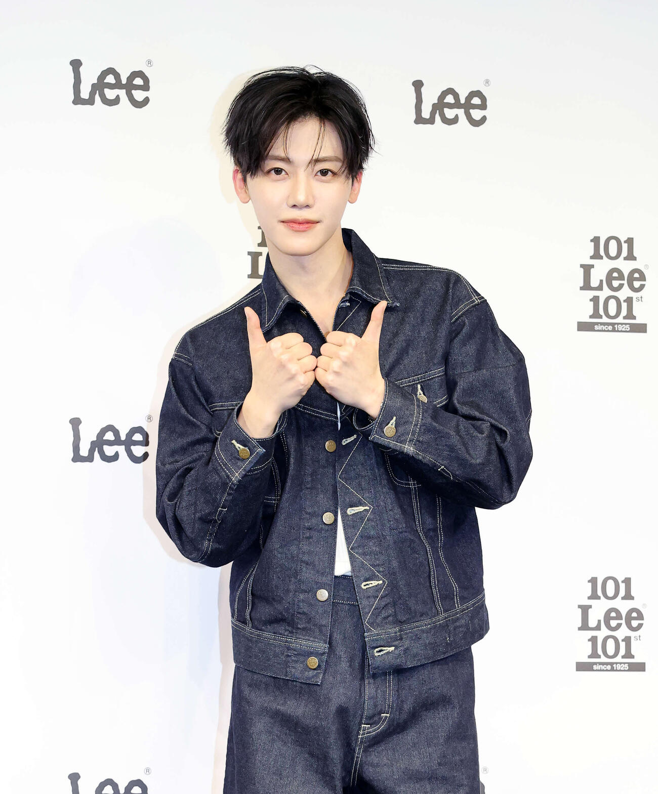 Lee APACブランドアンバサダーに就任したNCTのJAEMIN（撮影・鈴木正人）　