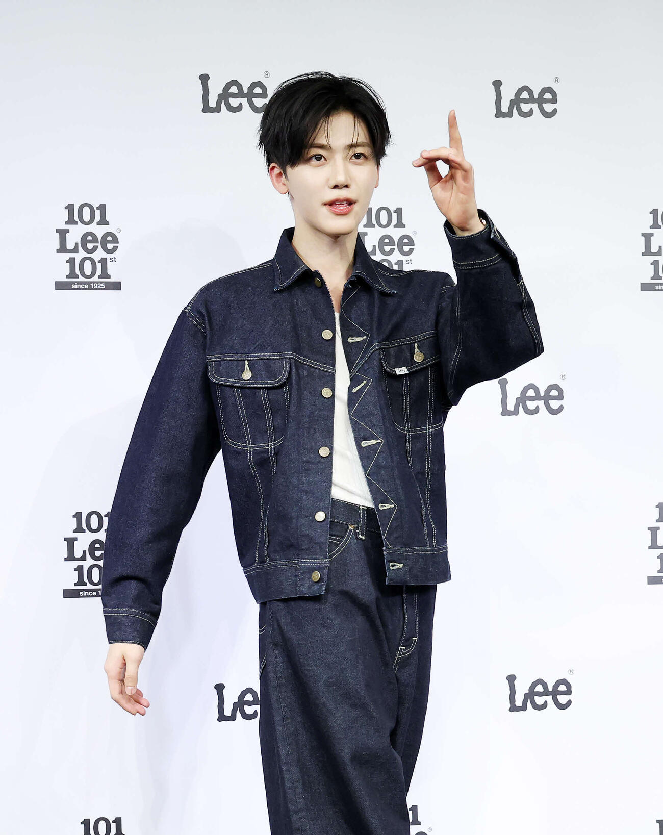 Lee APACブランドアンバサダーに就任したNCTのJAEMIN（撮影・鈴木正人）　