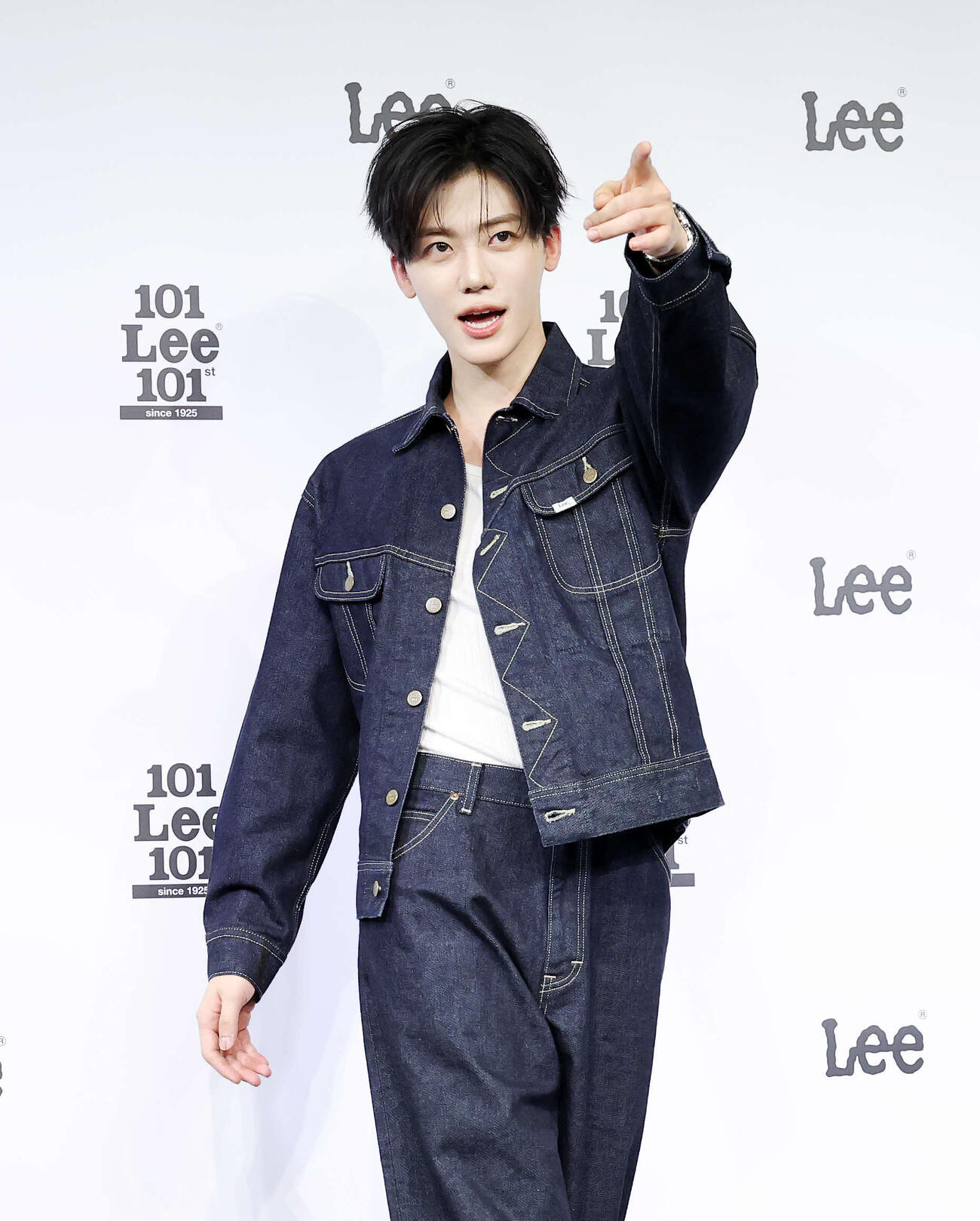 Lee APACブランドアンバサダーに就任したNCTのJAEMIN（撮影・鈴木正人）　
