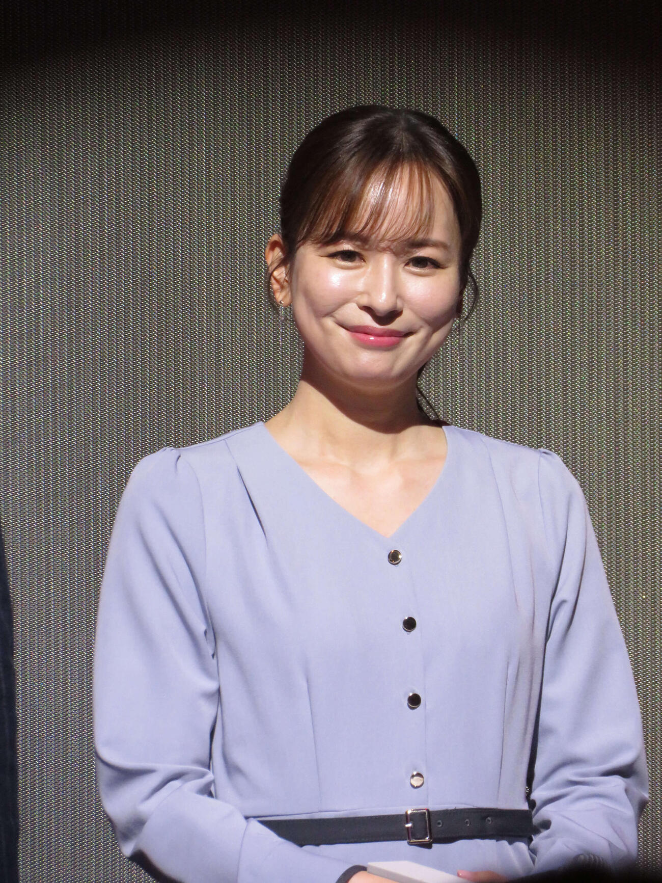 「Lemino」コンテンツ発表会2026でMCを務める皆藤愛子（撮影・村上幸将）