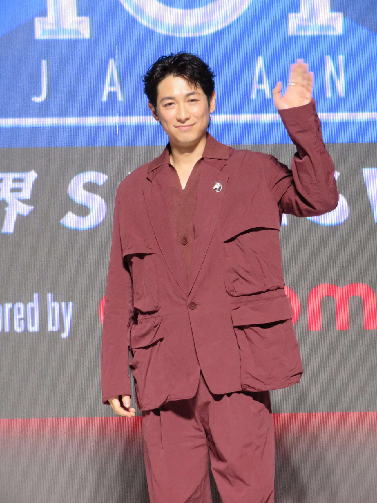 「Lemino」コンテンツ発表会2026に登壇したディーン・フジオカ（撮影・村上幸将）