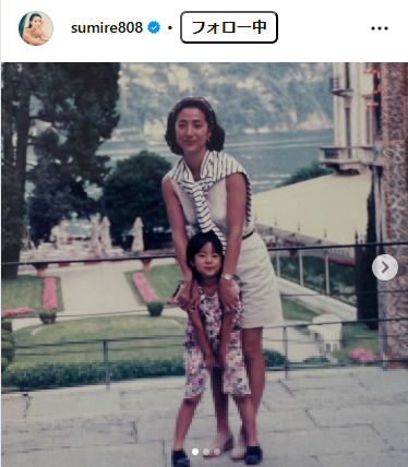 すみれのインスタグラムから