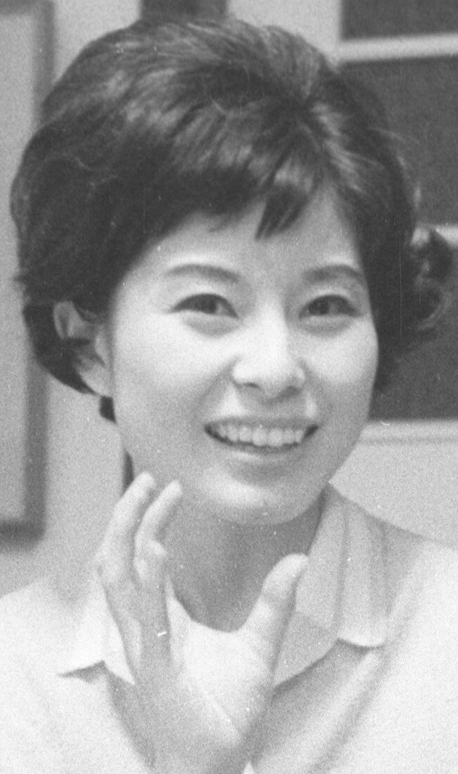 山東昭子（1969年撮影）