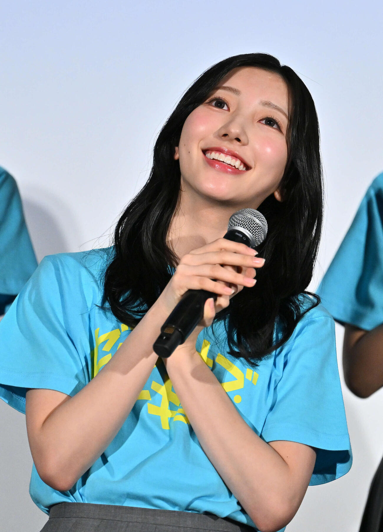 トークする日向坂46小西夏菜実（撮影・滝沢徹郎）