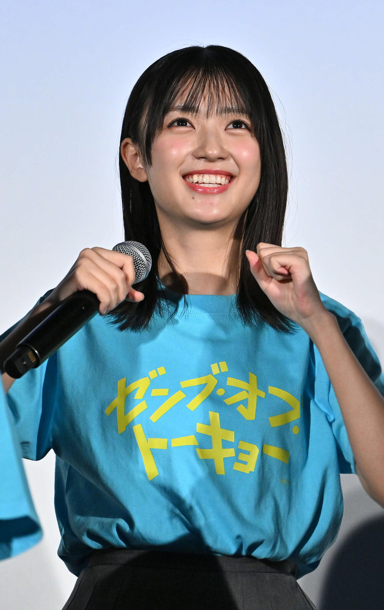 トークする日向坂46平尾帆夏（撮影・滝沢徹郎）