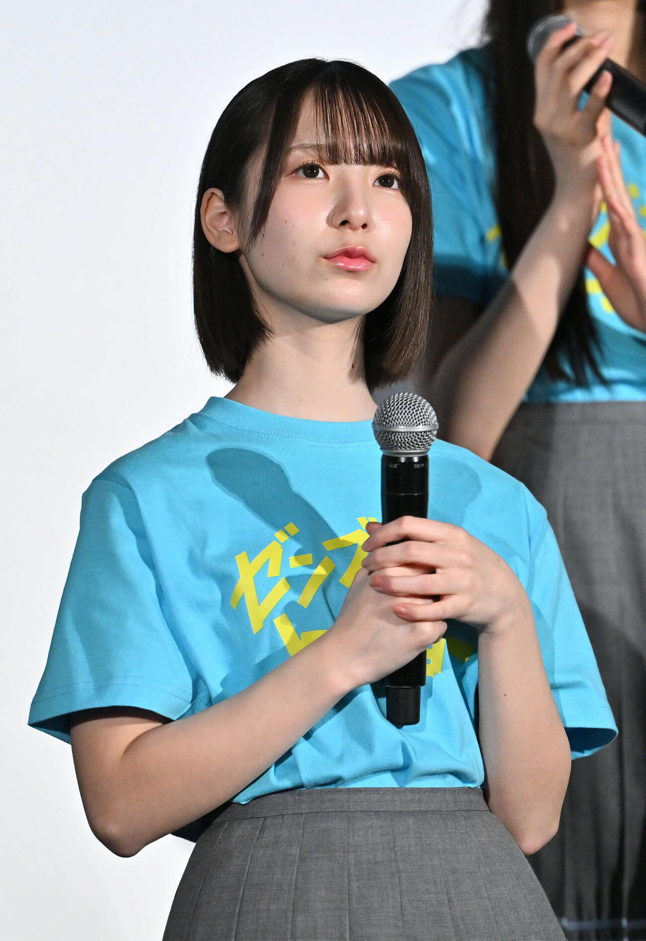 トークする日向坂46渡辺莉奈（撮影・滝沢徹郎）