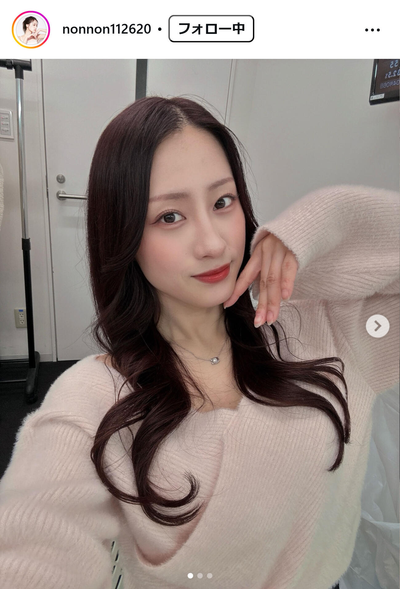 澄田綾乃のインスタグラムから