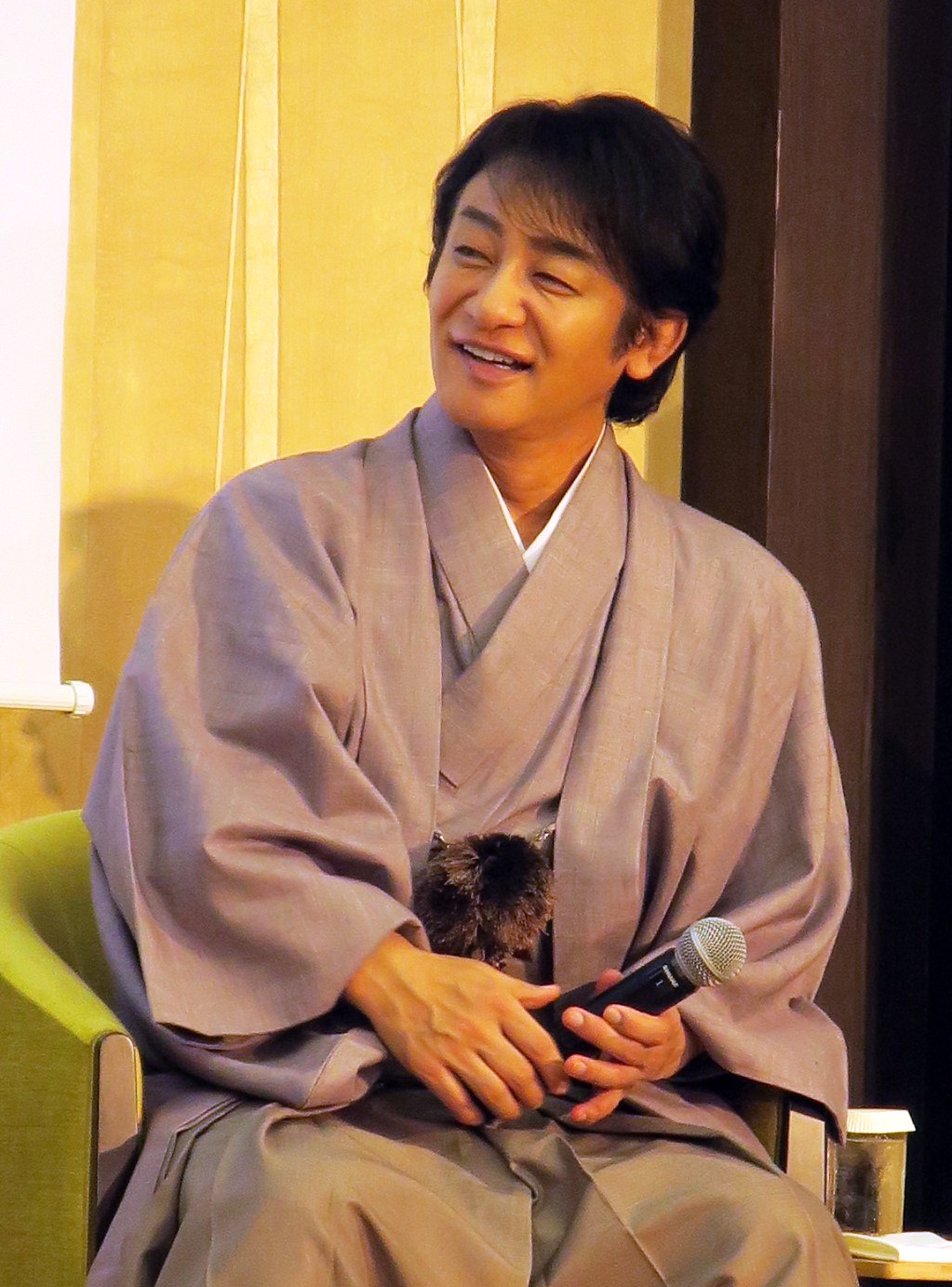「流白波燦星　碧翠の麗城」上演記念スペシャルトークライブに登場した片岡愛之助