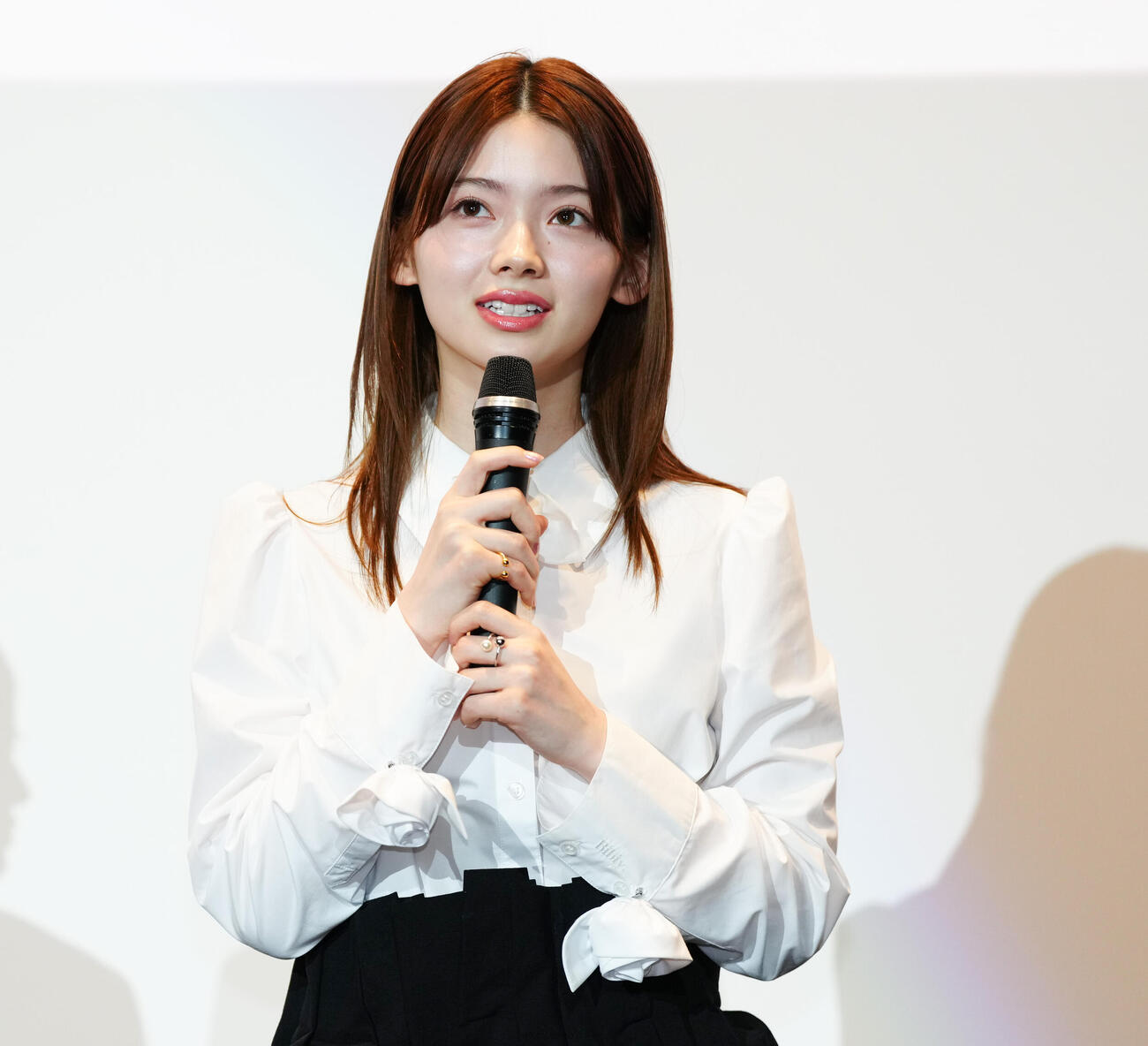 映画「90メートル」舞台あいさつ付き完成披露上映会に登壇した南琴奈（撮影・鈴木みどり）