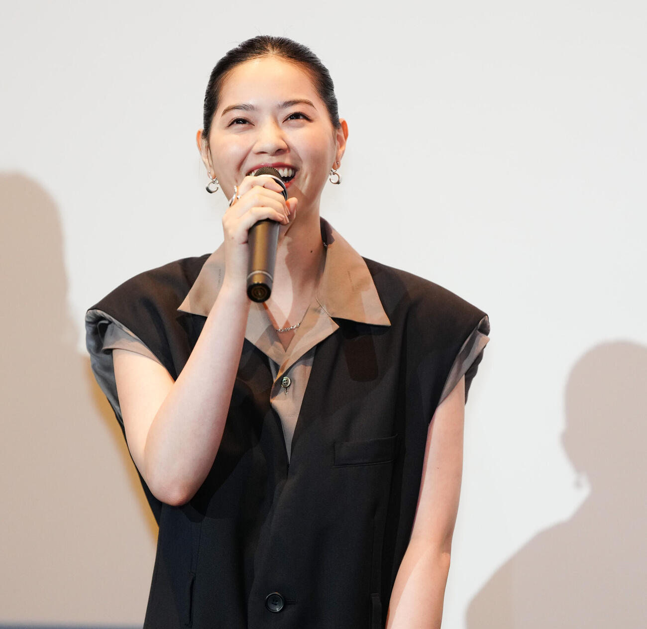映画「90メートル」舞台あいさつ付き完成披露上映会に登壇した西野七瀬（撮影・鈴木みどり）