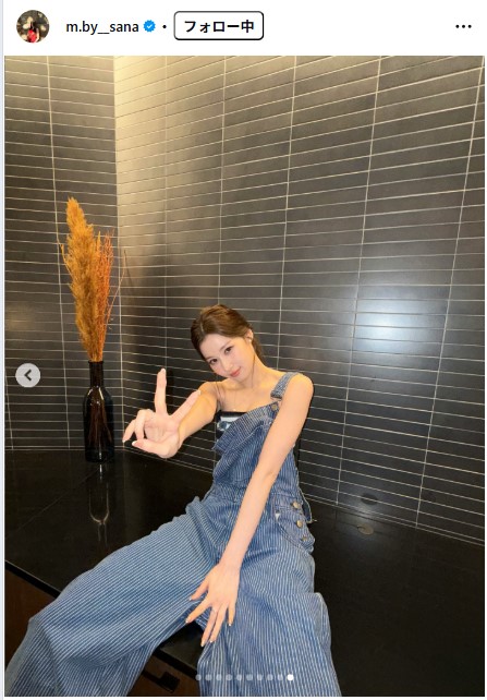 TWICEサナのインスタグラムから