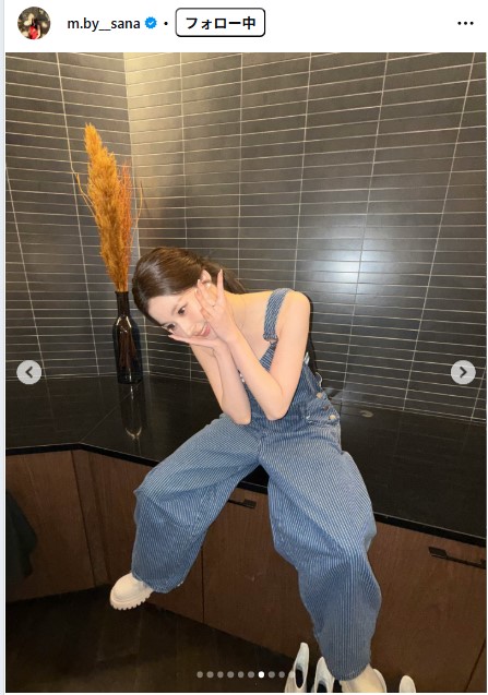 TWICEサナのインスタグラムから