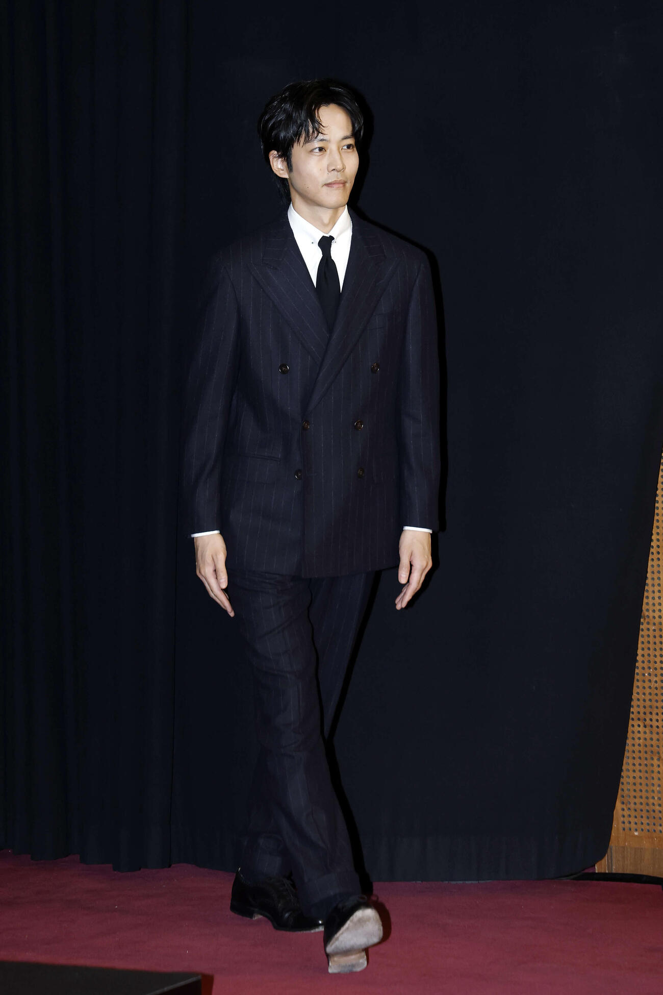 2027年大河ドラマ「逆賊の幕臣」出演者発表会見に登壇する松坂桃李（撮影・山本朝陽）