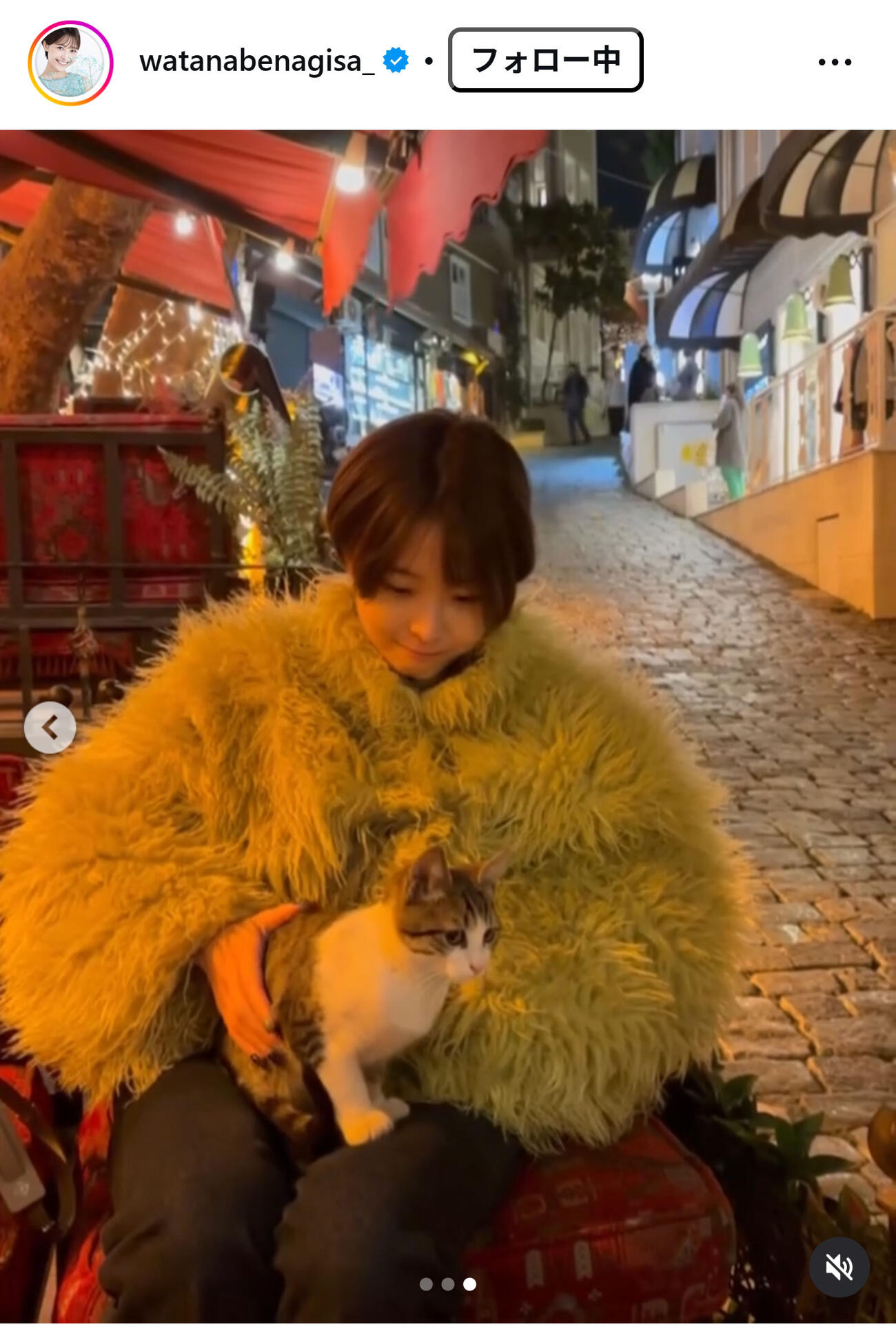 渡邊渚のインスタグラムから