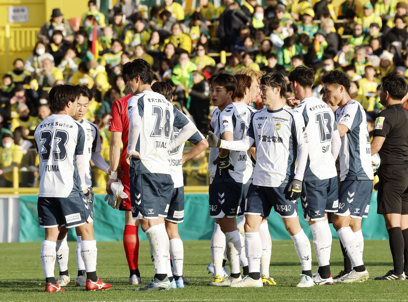 第30回ちばぎんカップ　柏に敗れた千葉イレブン（2026年1月31日撮影）