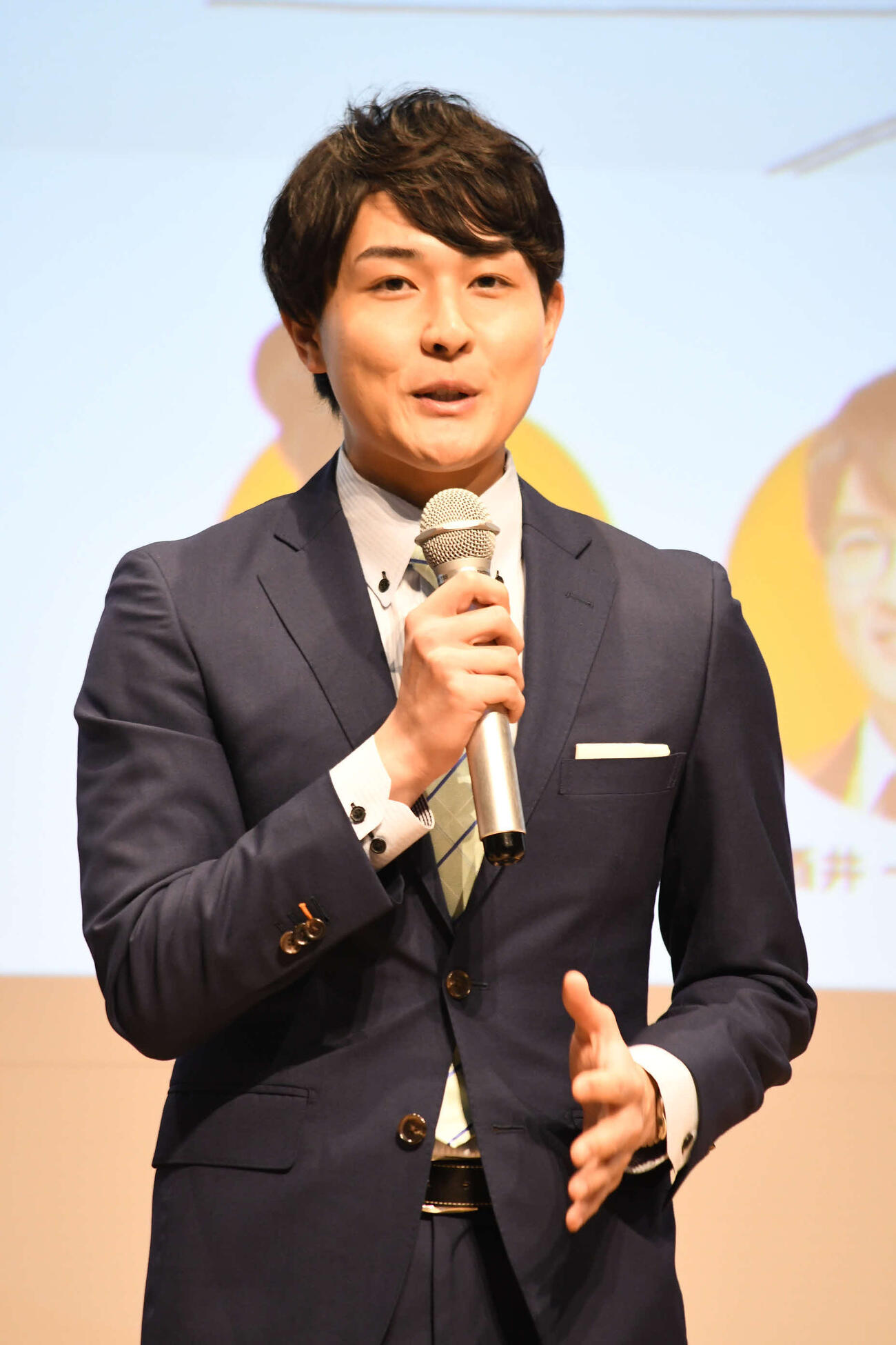 読売テレビ朝の新番組「テッパン朝ライブ　じゅーっと！」のサブMCに決まった藤岡宗我アナウンサー（撮影・阪口孝志）