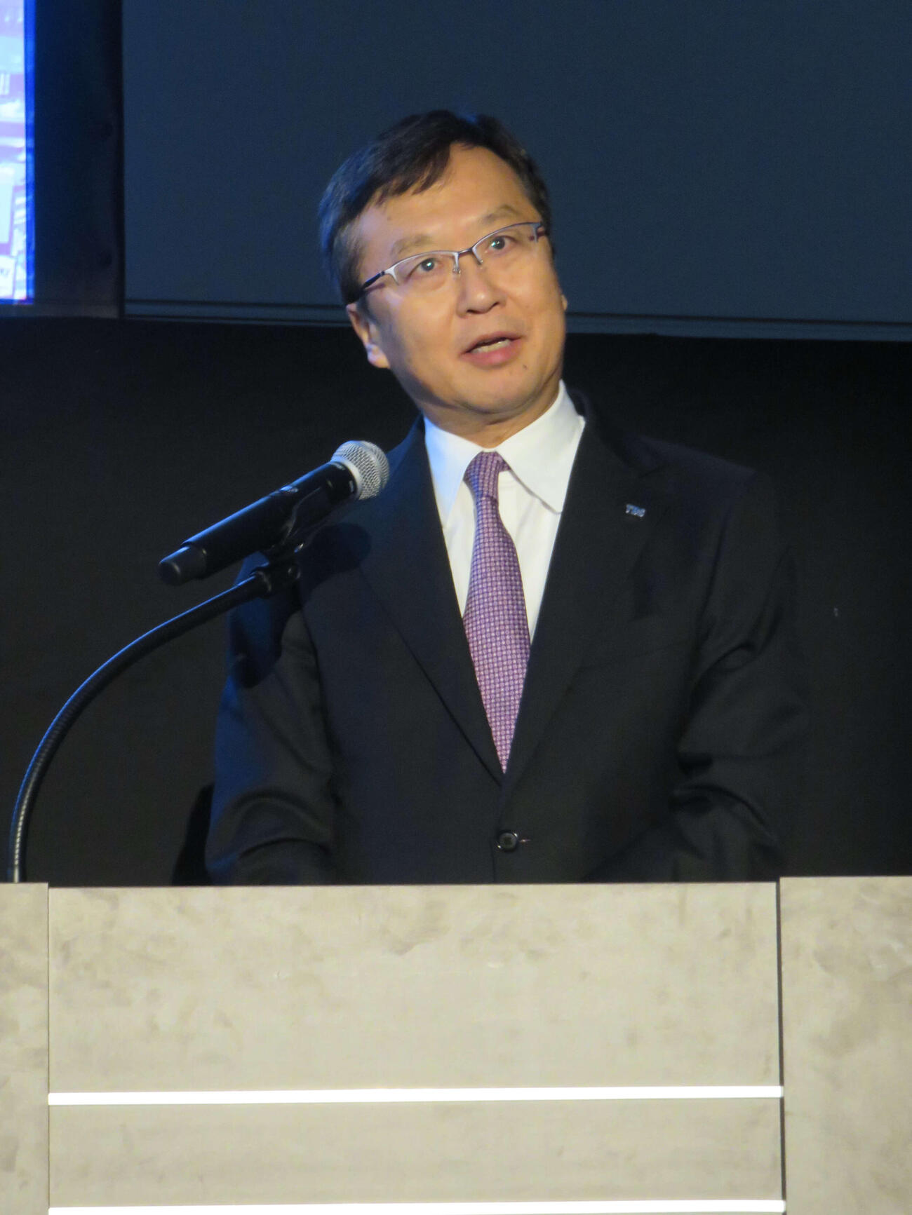 TBS龍宝正峰社長（2025年10月撮影）